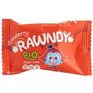 RAWNDY  Био десерт кръгъл ягода и ябълка 26г