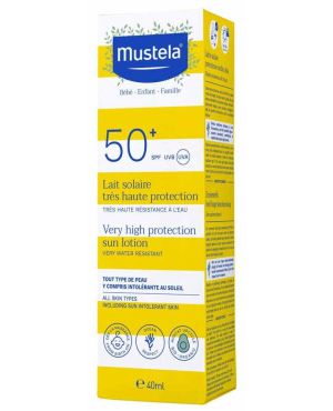 MUSTELA  Слънцезащитен лосион за лице SPF50+ х40 мл  /6768/