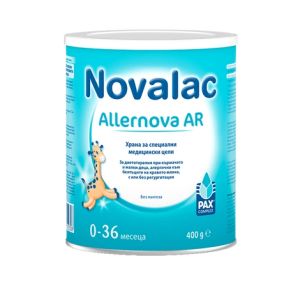 NOVALAC Allernova AR Адаптирано мляко за спец. медиц. цели при кърмачета и малки деца 400 г