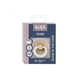 BIBS Биберони COLOUR Vanilla GLOW 1 бр. 0-6 мес./1001000257/