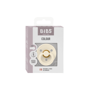  BIBS COLOUR Ivory, 1бр. Биберон 0-6 месеца/1001000216/