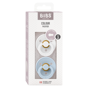  BIBS COLOUR White/Baby Blue2 бр. Биберони 6-18 месеца/120349/