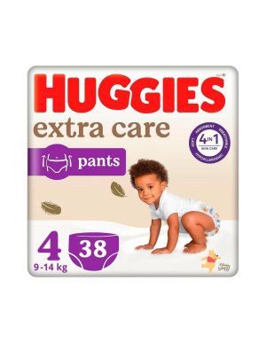 HUGGIES Бебешки пелени ГАЩИЧКИ  Extra Care 4, /9-14кг./38бр