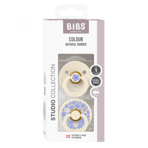  BIBS Studio COLOUR Jasmine, Ivory Mix, 2 бр. Биберони 6-18 месеца/12017101/