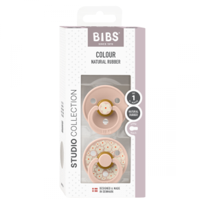  BIBS Studio COLOUR Jasmine, Blush Mix, 2 бр. Биберони 0-6 месеца/11017103/